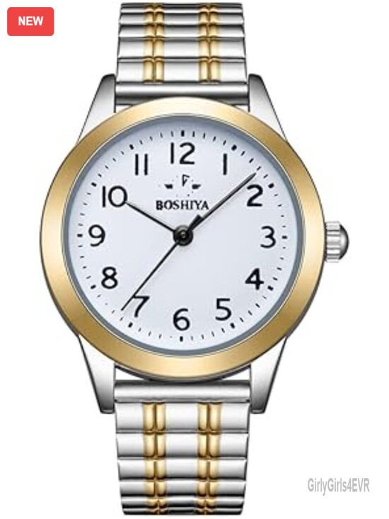 Women\'s Stretch Band Watch Easy Reader 30mm Analog Quartz Stainless Steel main image 4